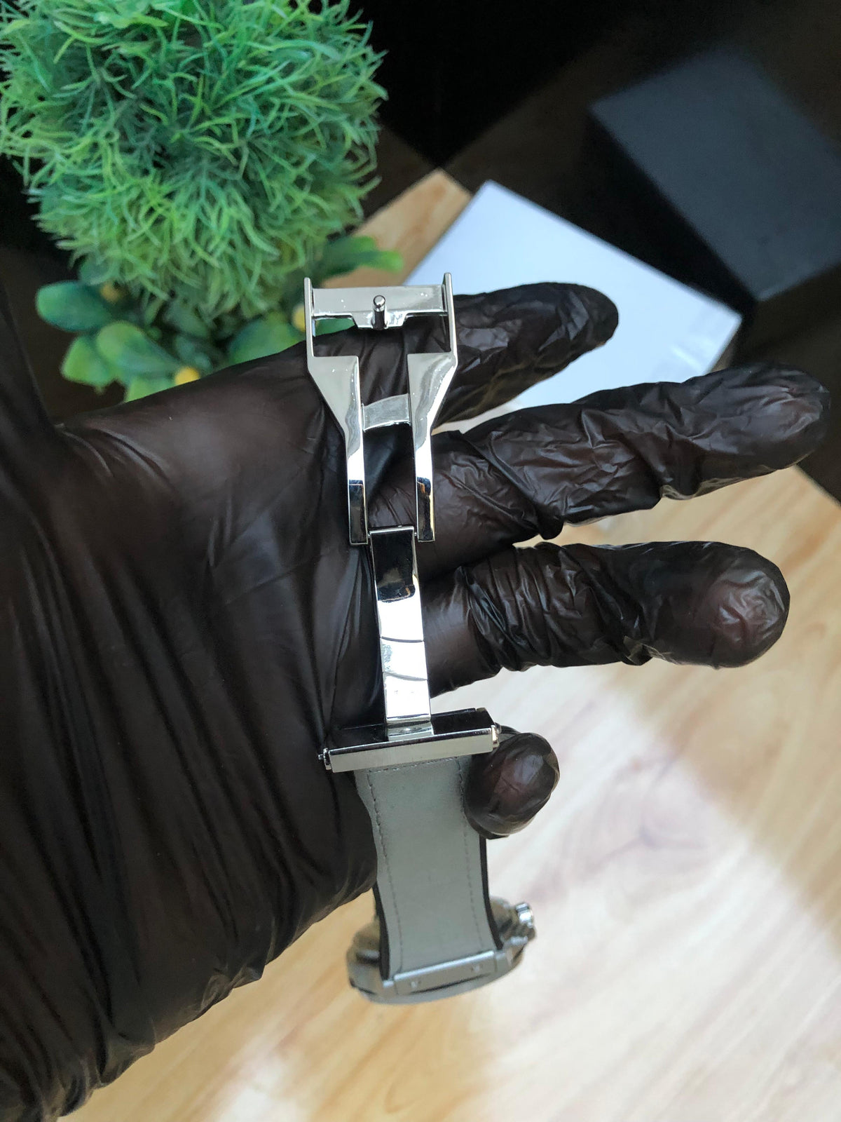 Hublot Silver Chronograph Watch