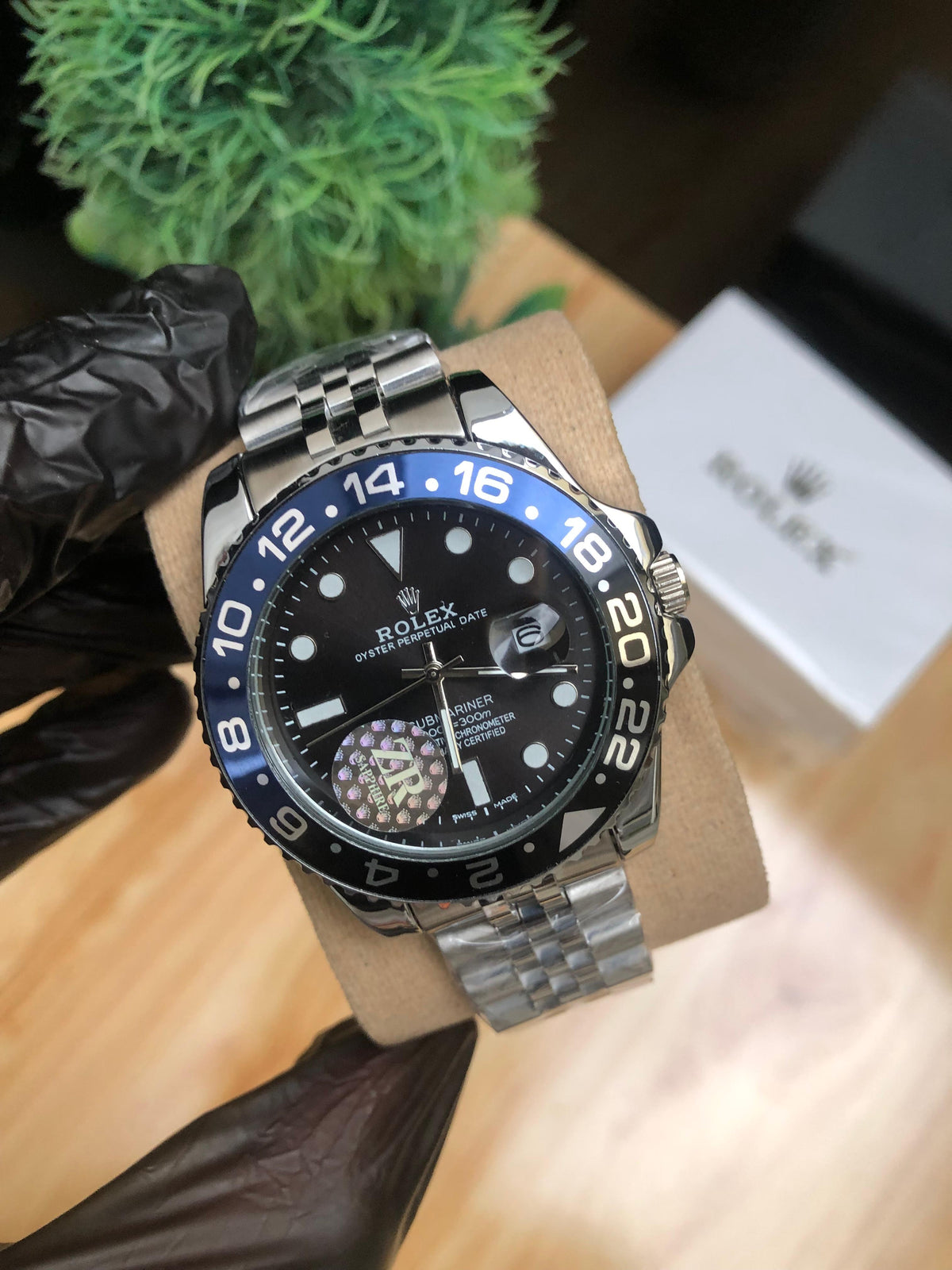 Rolex GMT-Master II Automatic Watch with Jubilee Bracelet