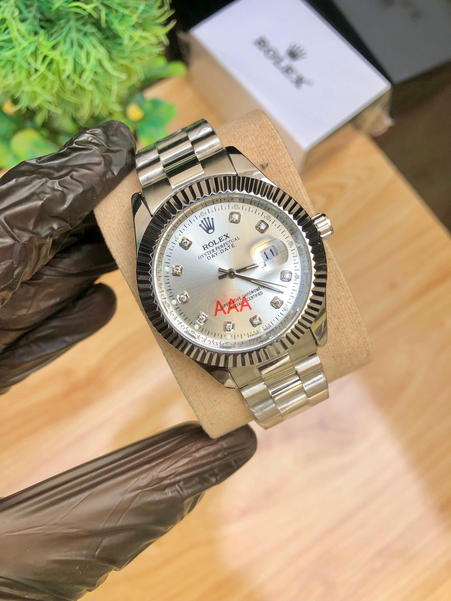 ROLEX Premium Stainless Steel Luxury Watch – Date Dial